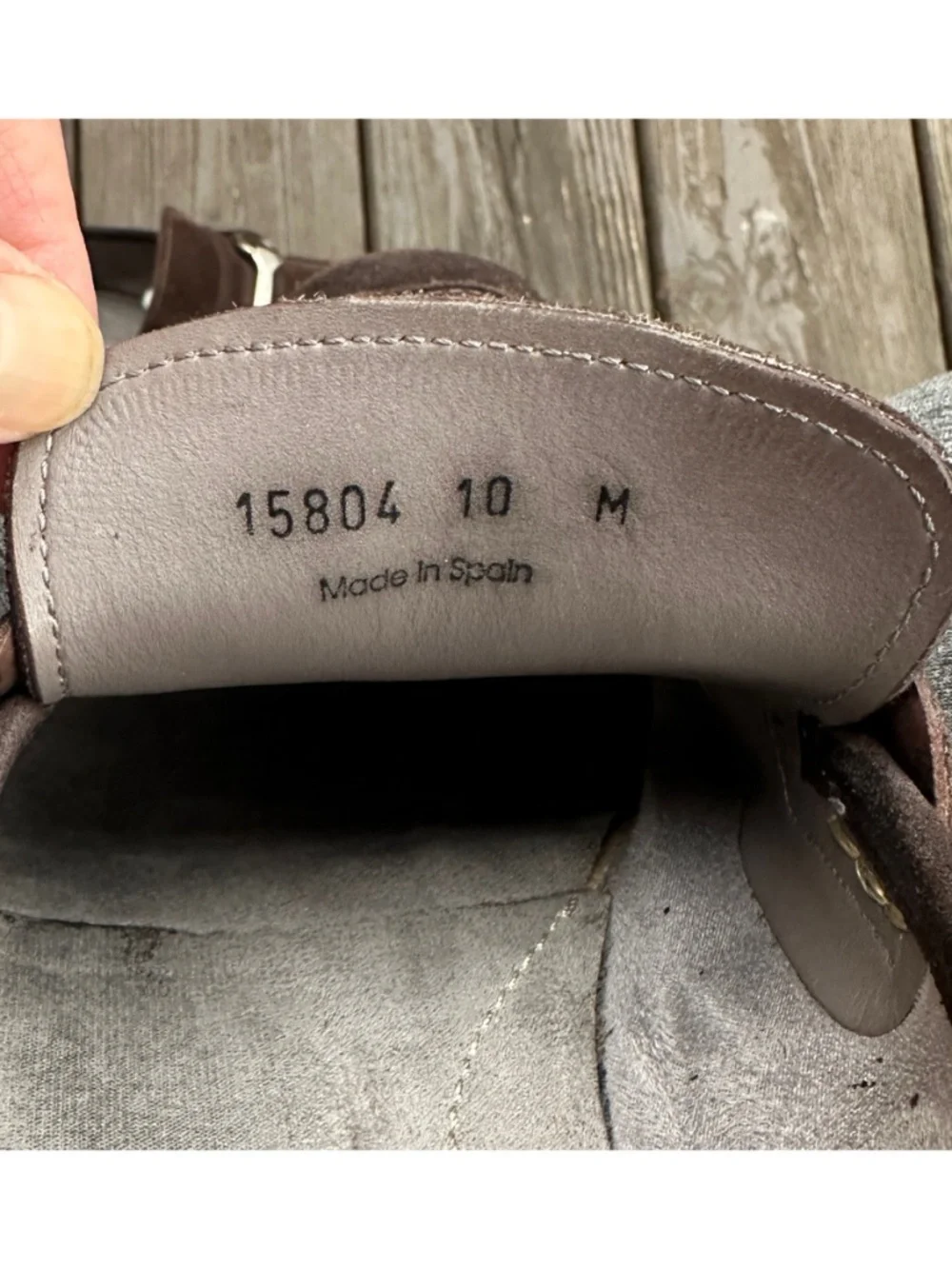 MAGNANNI Men’s Horsebit Loafers Size 10M Brown Suede Made in Spain 15804